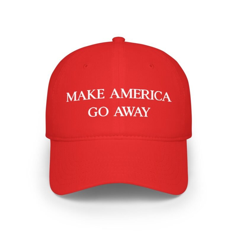 Make America Go Away Hat – Viral Greenland Protest Cap | Funny Anti-Trump Parody Red Hat