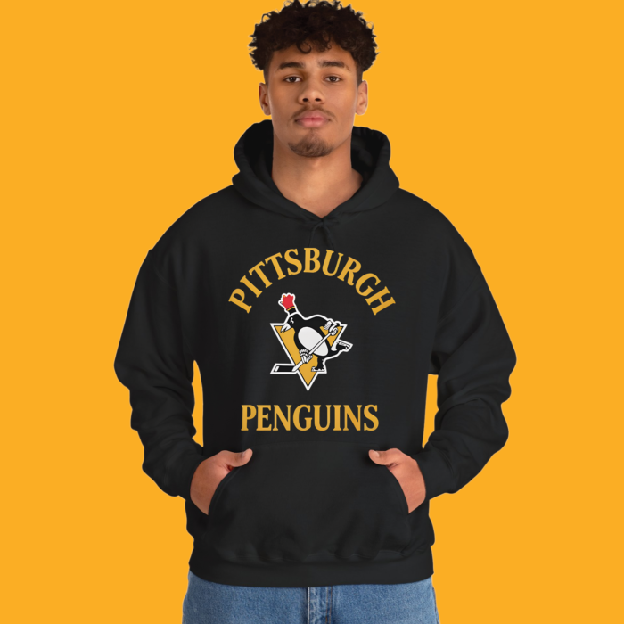 Pittsburgh Penguins Unisex T-Shirt – Vintage Hockey Fan Graphic Tee - Image 3
