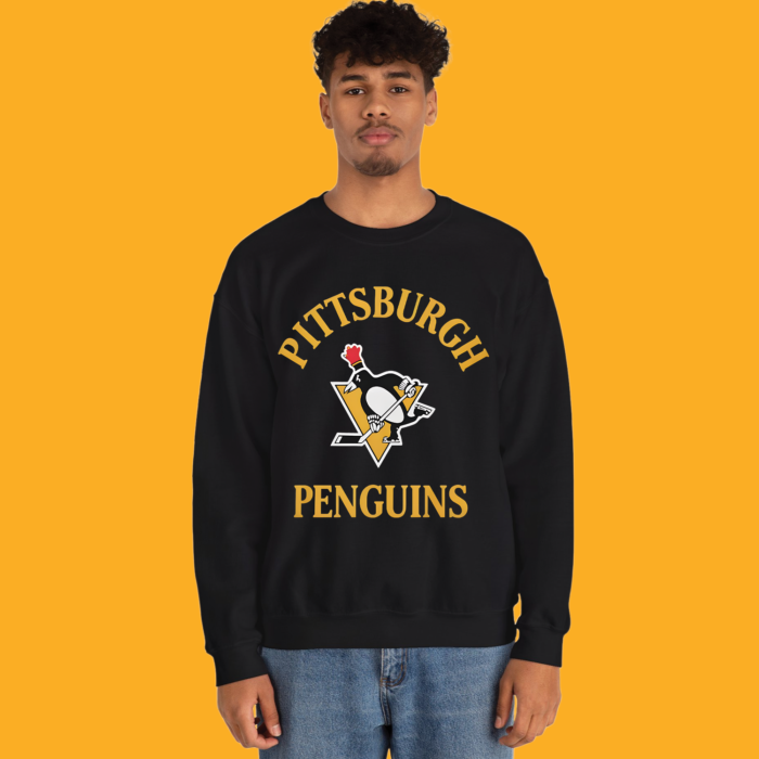 Pittsburgh Penguins Unisex T-Shirt – Vintage Hockey Fan Graphic Tee - Image 4