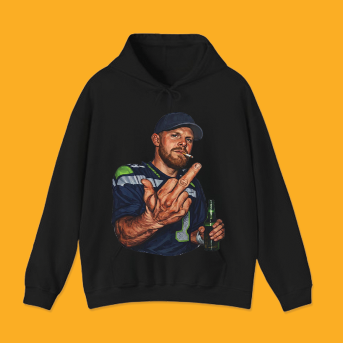 Sam Darnold Middle Finger Shirt - Ernest Jones Viral Seahawks Parade Tee - Image 3