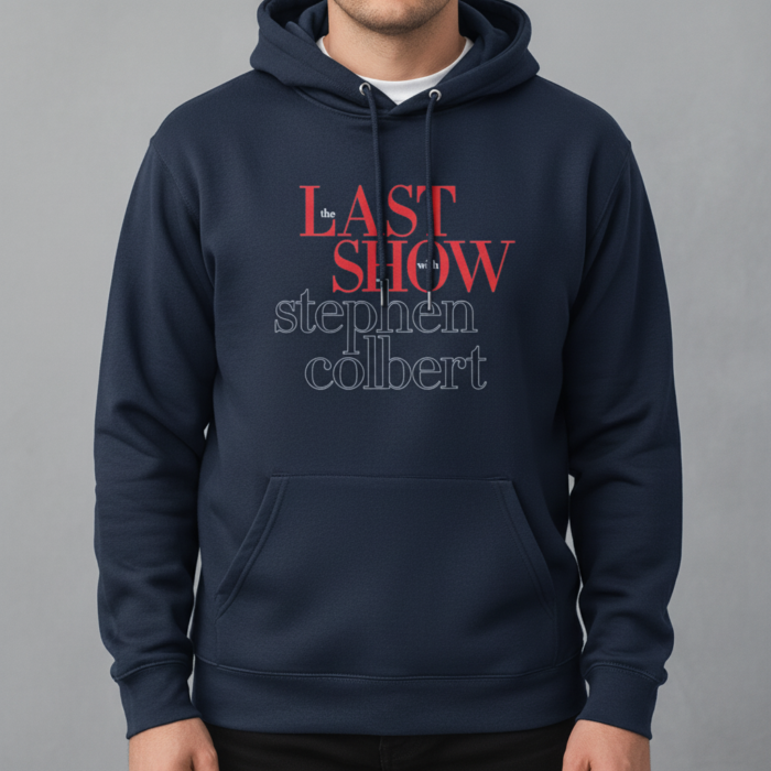 The last show with stephen colbert shirt-navy-blue-unisex-hoodie-lifestyle