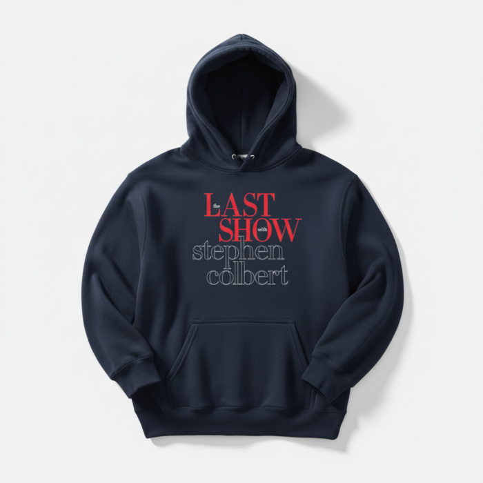 The last show with stephen colbert shirt-navy-blue-unisex-hoodie-studio