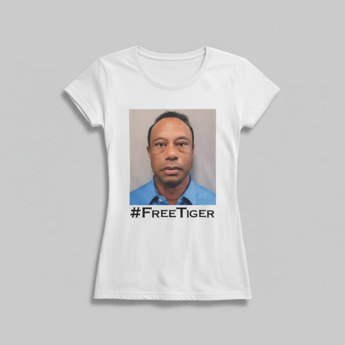 Free Tiger Mugshot Shirt - Official Viral Statement Tee - Image 4